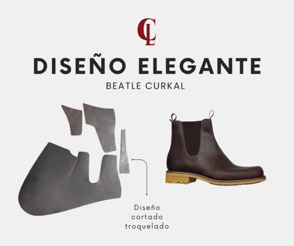 Bota Beatle Cuero Graso